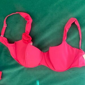Chantelle red Bikini Top Size 34D